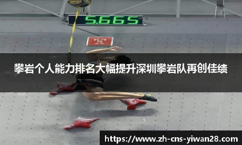 攀岩个人能力排名大幅提升深圳攀岩队再创佳绩
